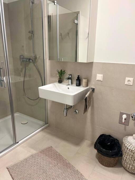 Donaublick Oasis: Stylische Wohnung فيينا المظهر الخارجي الصورة